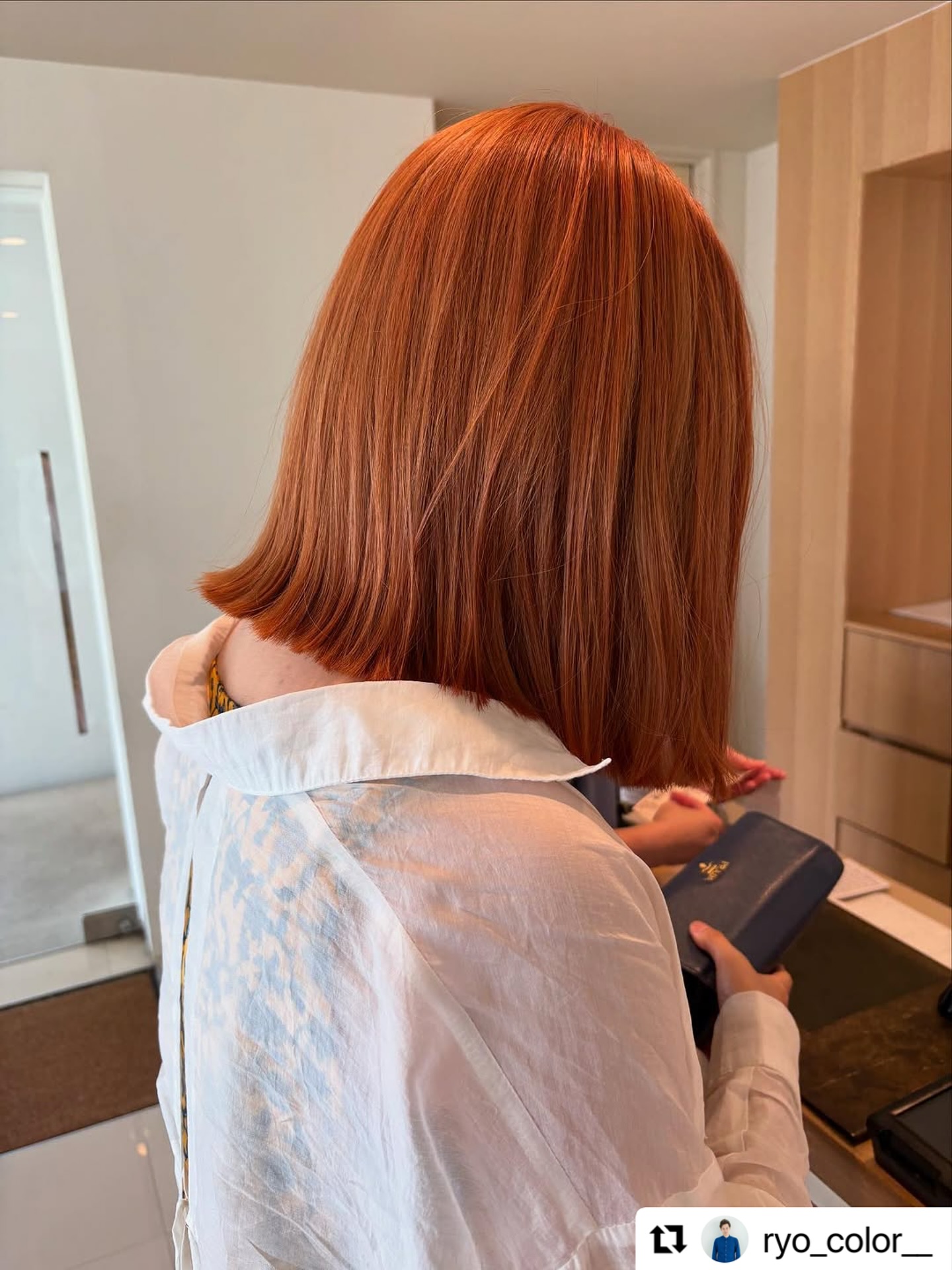 【U style collection🌟】
太陽みたいにポジティブなビタミンオレンジヘア🍊🧡

colorlist  本間良　@ryo_color__ 

📍UHair大高店 @uhairodaka 
名古屋市緑区南大高3-705
TEL：052-626-1011
https://beauty.hotpepper.jp/slnH000370602/

#似合わせカット 
#カラー
#パーマ
#ロングスタイル
#ロングヘア
#緑区美容室
#名古屋美容室 
#南大高美容室