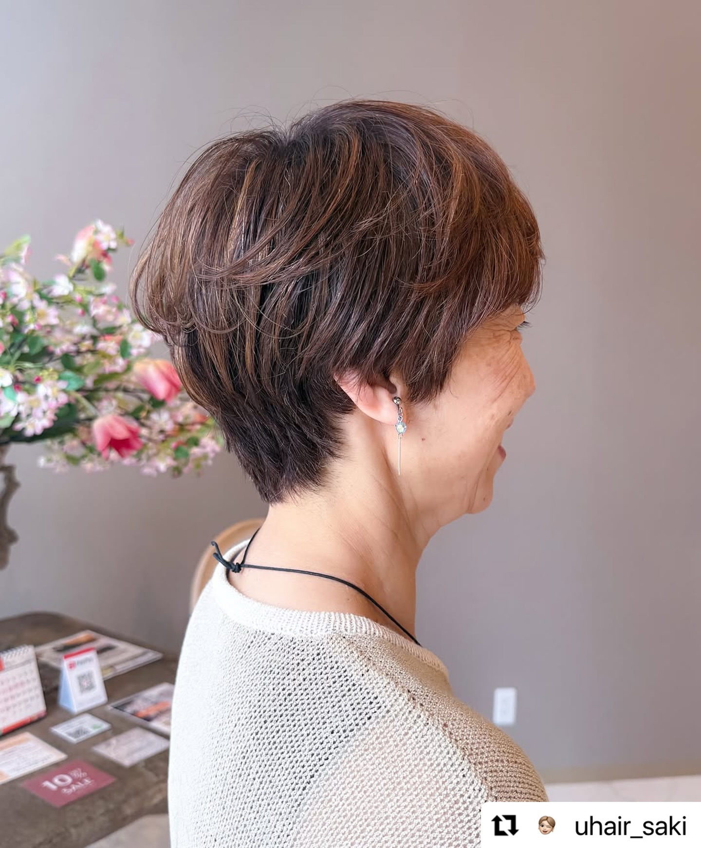 【U style collection🌟】
大人のくびれショート🧑🌟

✂️stylist @uhair_saki 
🏠salon @uhair_chiyodabashi 

📍UHair千代田橋店
名古屋市千種区千代田橋2丁目1-1アピタ千代田橋店駐車場敷地内(オレンジガーデン)
TEL：052-726-3391
https://beauty.hotpepper.jp/slnH000694788/

#くびれショート
#ショートヘア
#大人可愛い
#uhair
#名古屋美容室
#千種区美容室
#千代田橋　
#茶屋ヶ坂美容院