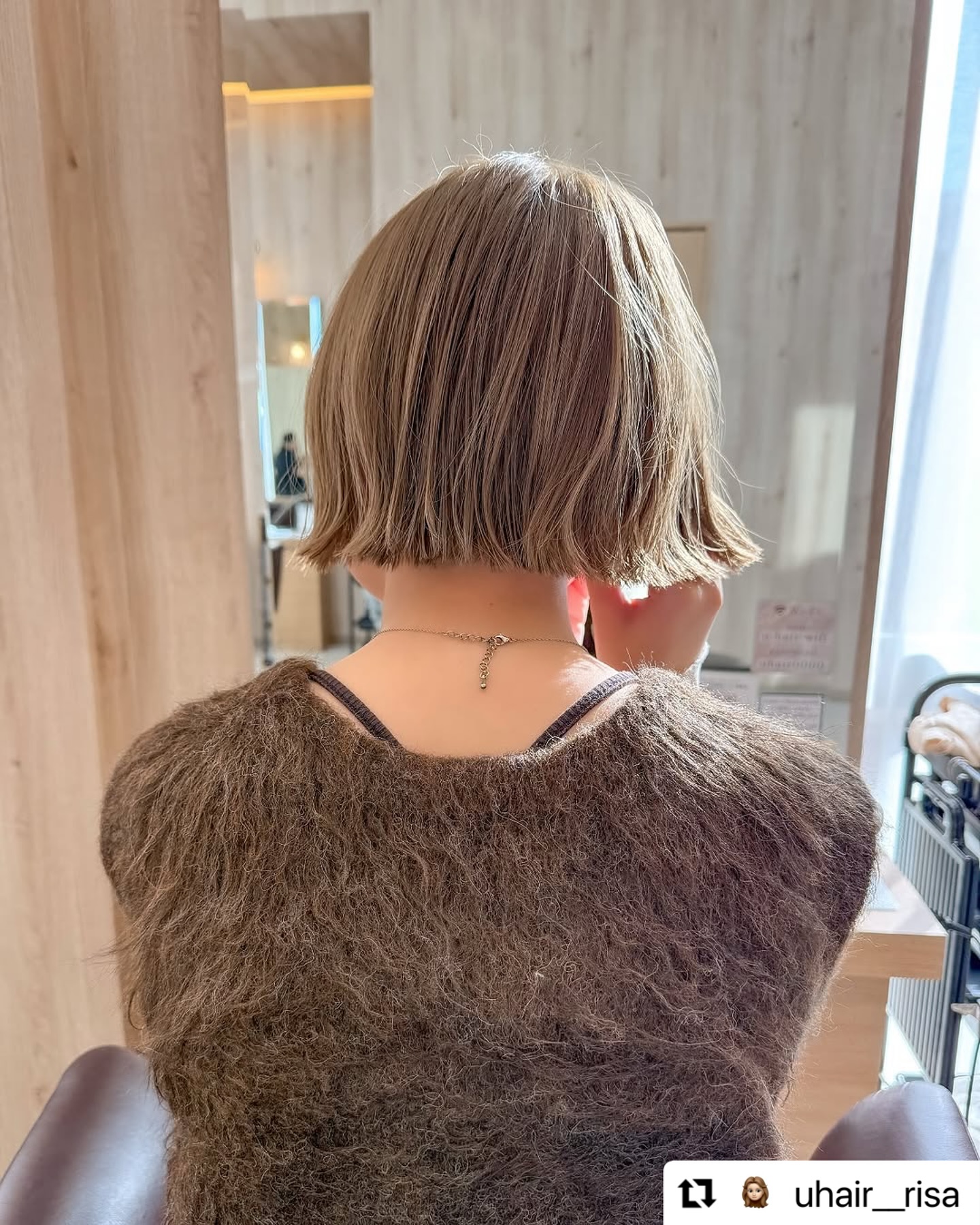 【U style collection🌟】
秋のハイトーンボブ🍂🧡

✂️stylist @uhair__risa 
🏠salon @uhair_chiyodabashi 

📍UHair千代田橋店
名古屋市千種区千代田橋2丁目1-1アピタ千代田橋店駐車場敷地内(オレンジガーデン)
TEL：052-726-3391
https://beauty.hotpepper.jp/slnH000694788/

#ハイトーンボブ
#似合わせカット
#ハイトーン
#秋カラー
#uhair
#名古屋美容室
#千種区美容室
#千代田橋