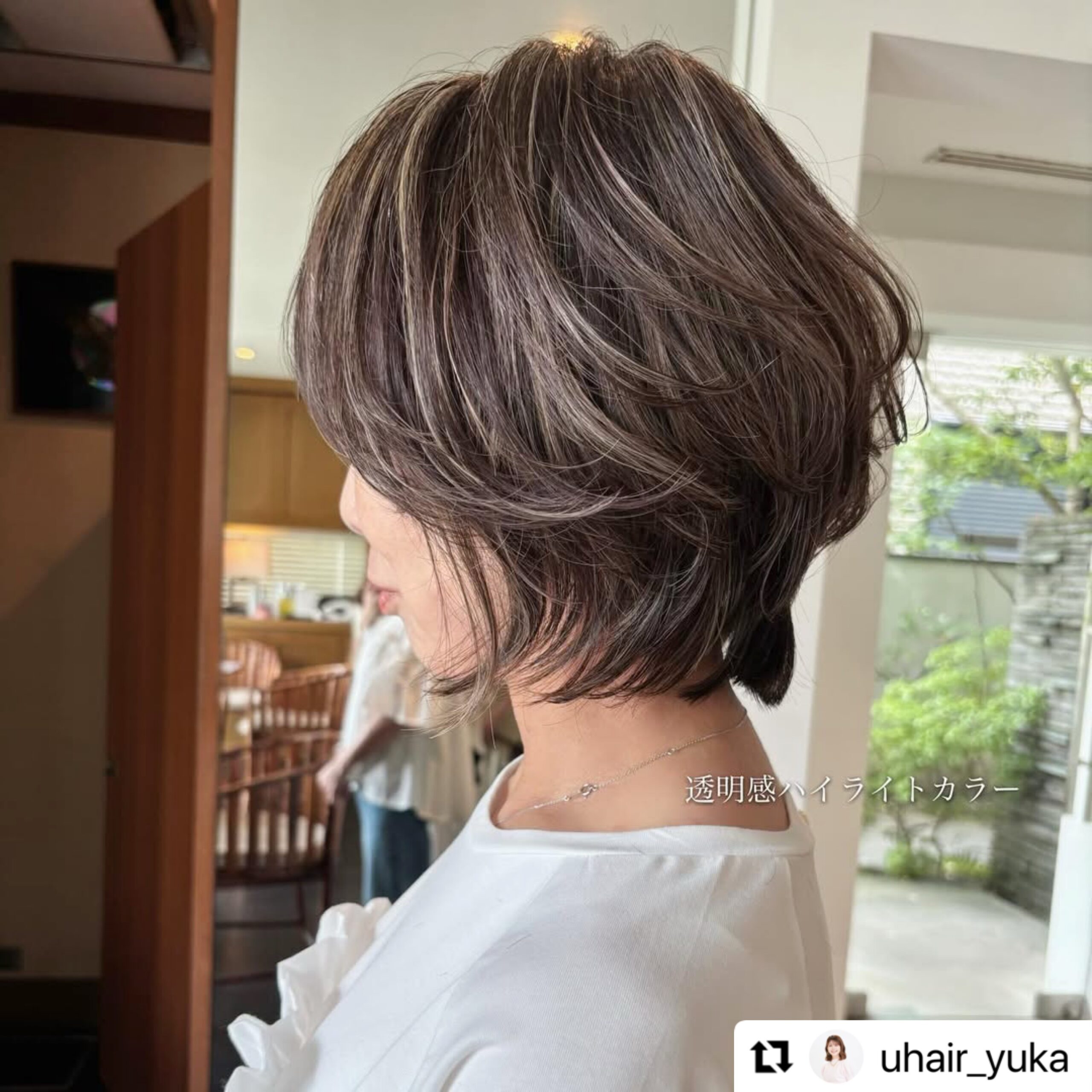 【U style collection🌟】
夏の透明感大人可愛いハイライトカラー🌻🩵

✂️stylist uhair_yuka 
📍salon u_hair_motoyama 

U Hair本山店
名古屋市千種区猫が洞通5-30
☎︎052-781-2821

#くびれボブ
#ボブ
#ハイライト
#大人女性
#デザインカラー