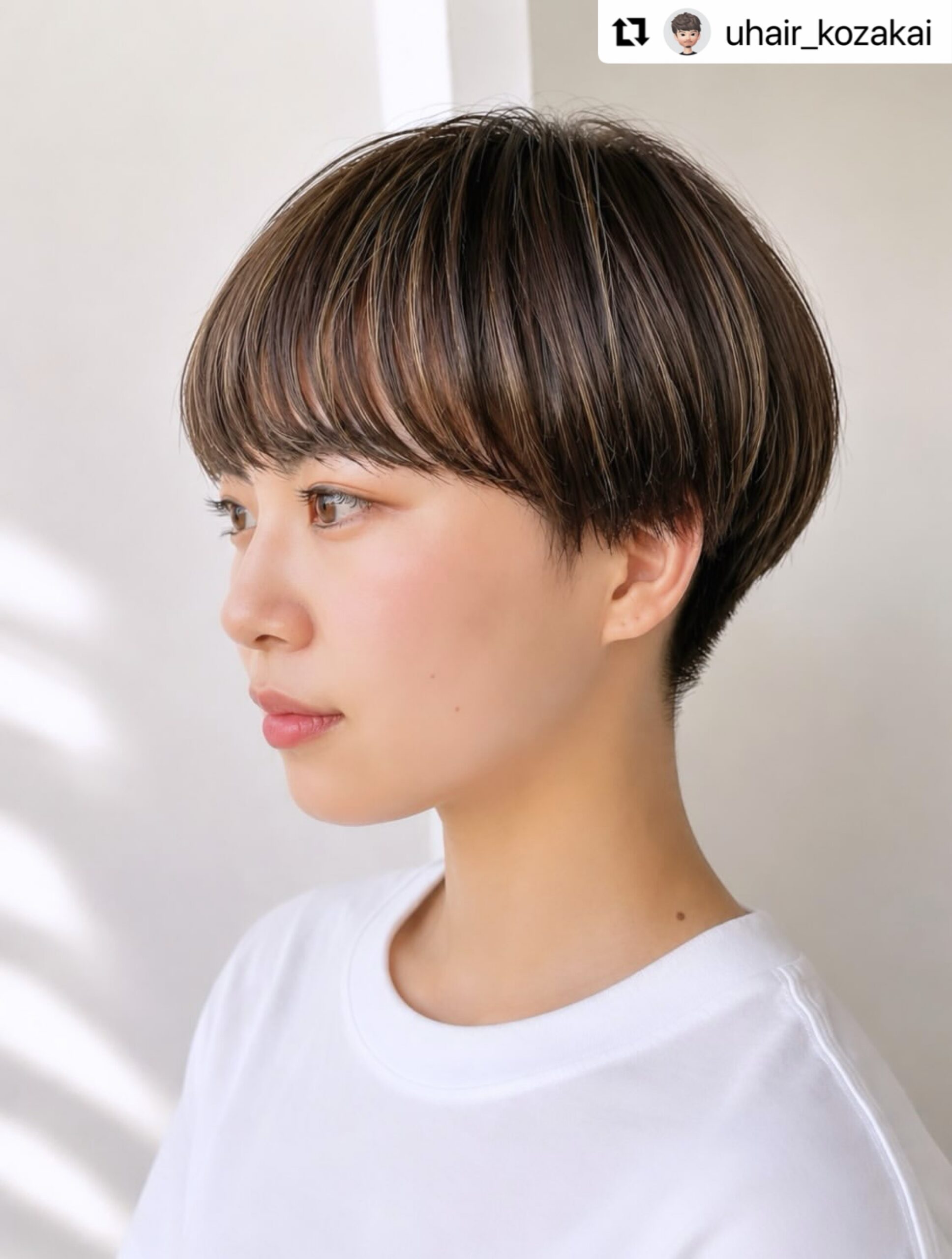 【U style collection🌟】

stylist uhair_kozakai 

📍UHair香久山店　uhair_kaguyama 
〒470-0134
日進市香久山3-109

TEL 052-806-0727
https://beauty.hotpepper.jp/slnH000370591/

#似合わせ 
#ショートヘア
#名古屋美容室
#日進美容院
#香久山